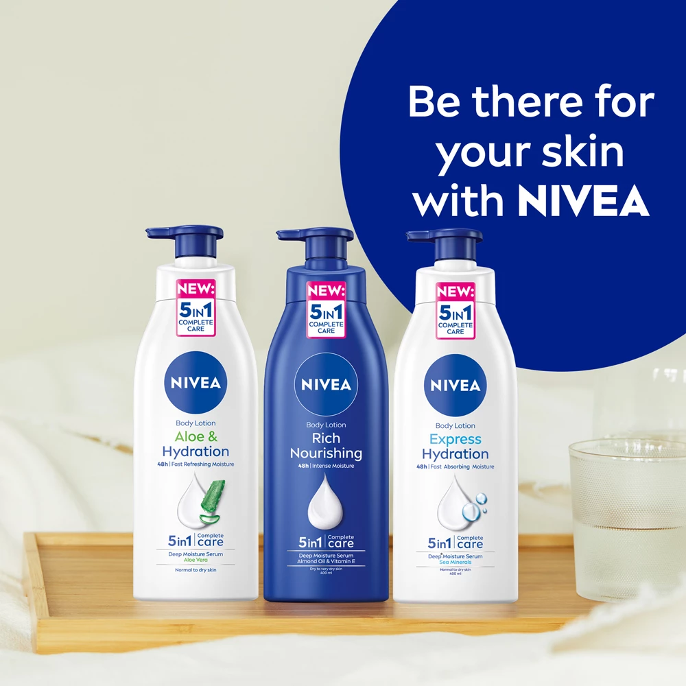 Losion za tijelo s alojom i hidratacijom s pumpicom 400 ml - NIVEA