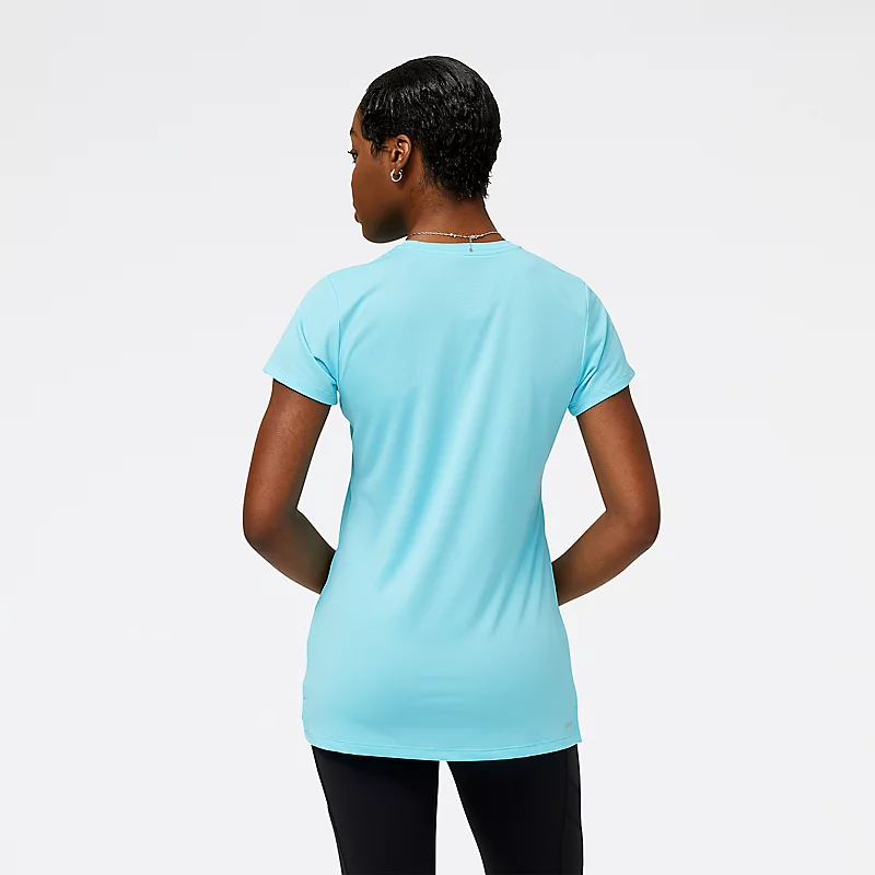 Damen Core Run Kurzarm-T-Shirt – SOMMER AQUA