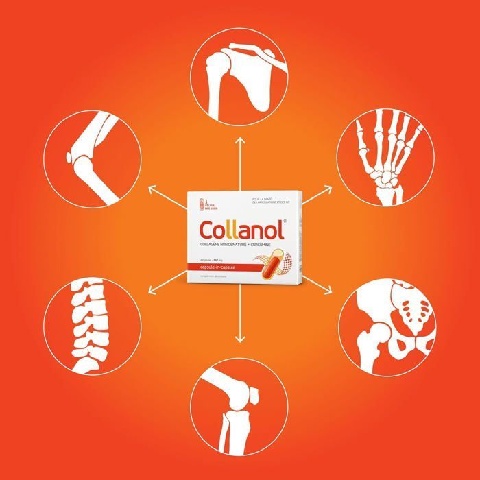 Collanol – an innovation in healthy joint care. Liquid formula. 3D Collagen. Turmeric Micellar Extract - 100 Capsules