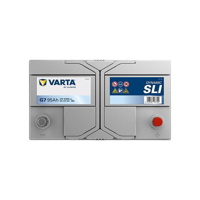 (+Batería de coche VARTA G7 derecha) 12V 95AH 830A
