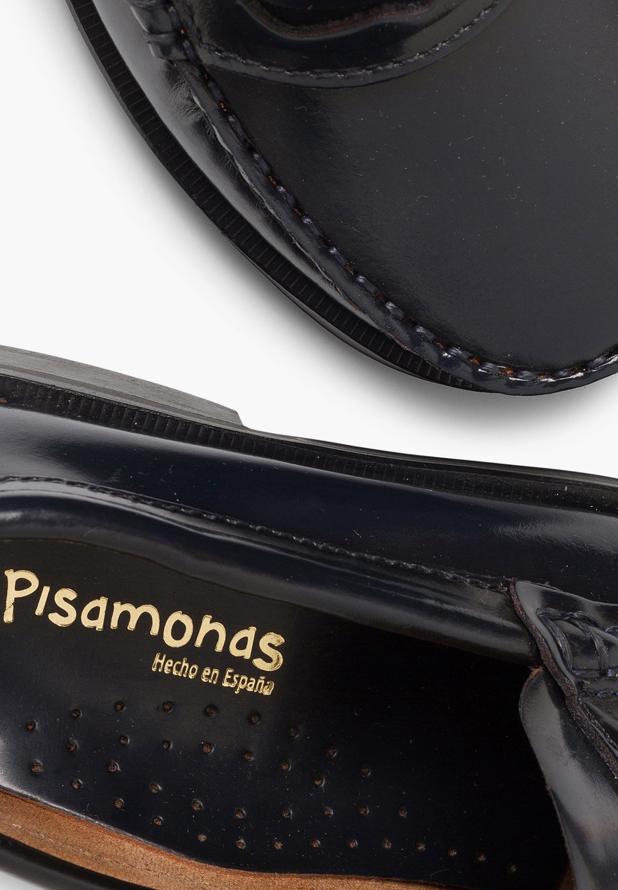 Pisamonas mocassins - marineblauw