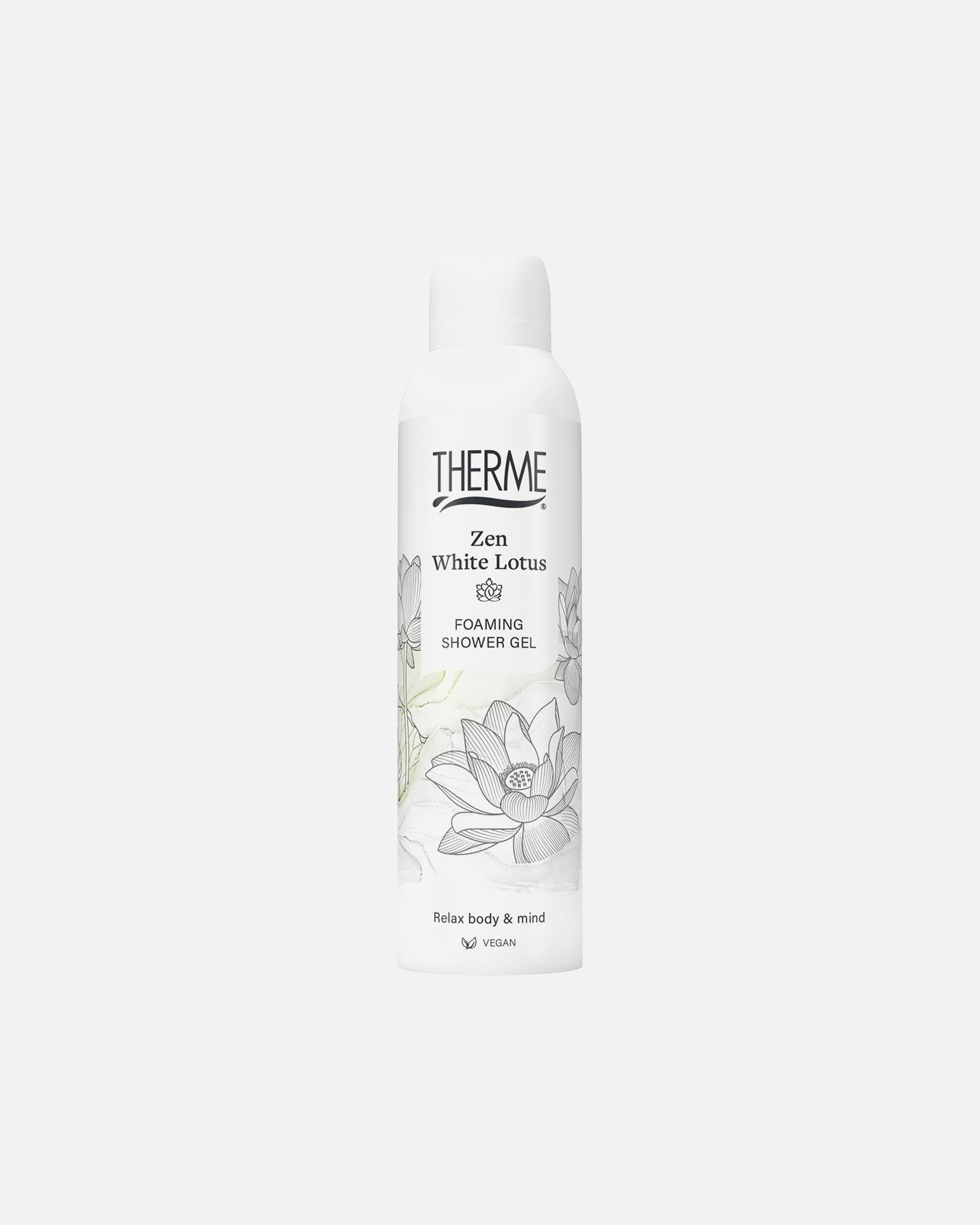 THERME Zen White Lotus гел за туширање, пенасти гел за туширање – 200 мл