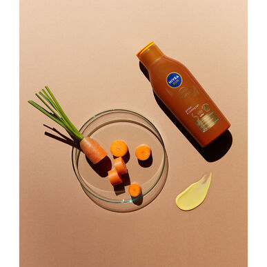 Nivea Sun losion za tamnjenje s mirisom mrkve SPF 6 200 ml
