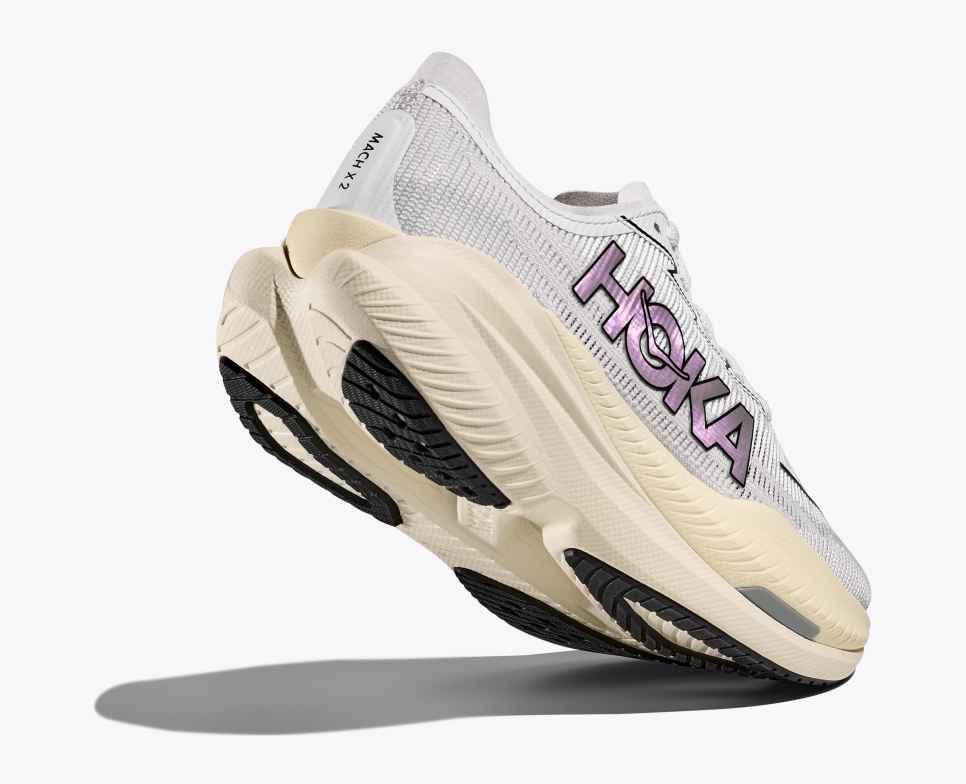 HOKA Mach X 2 Bianco / Grigio Cosmico