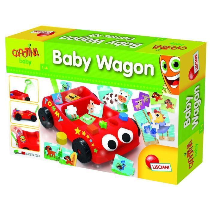 LISCIANI Carotina Baby Pull-Along Toy Cart