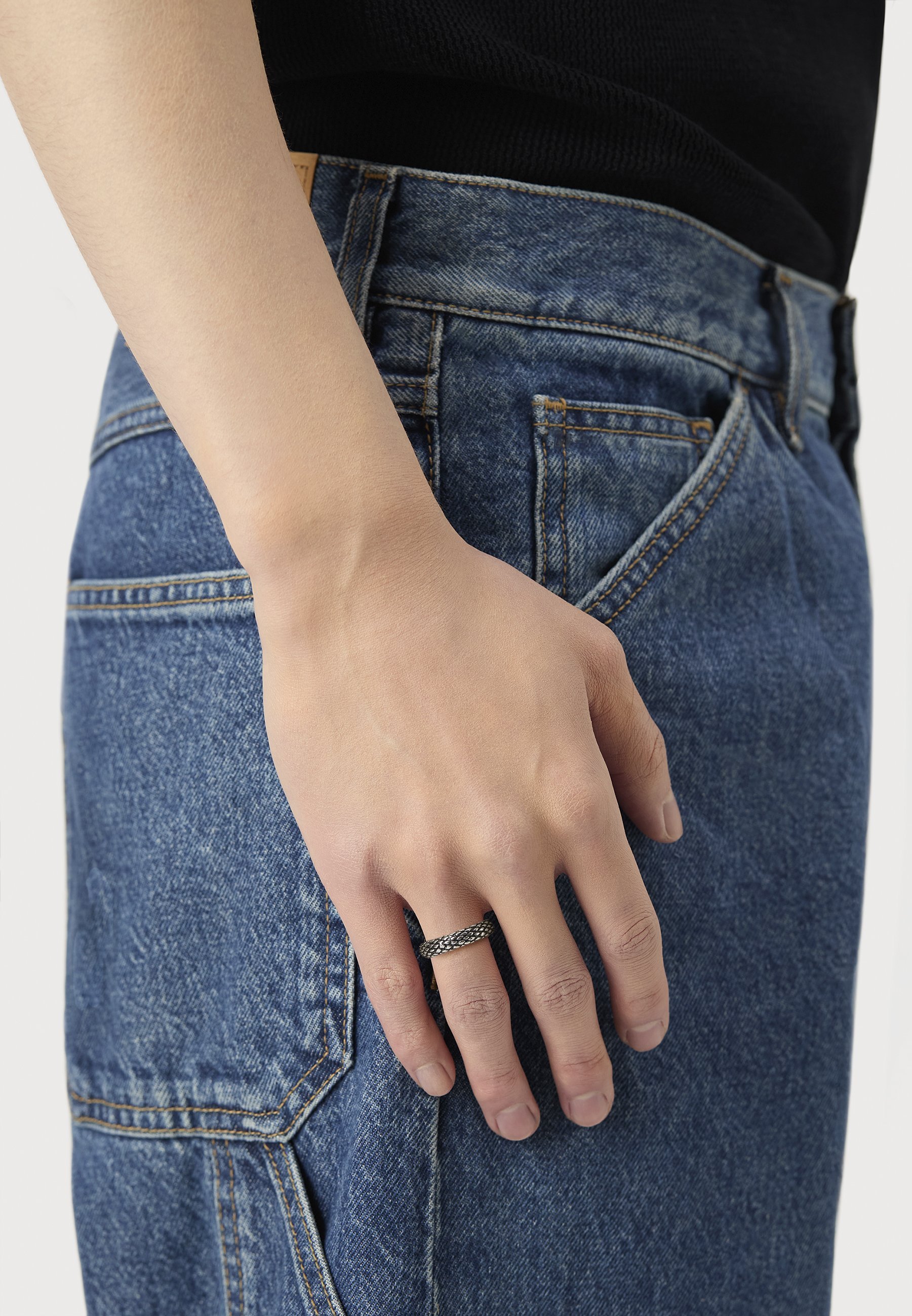 Icon Brand SERPENT BAND - Ring - silver-coloured