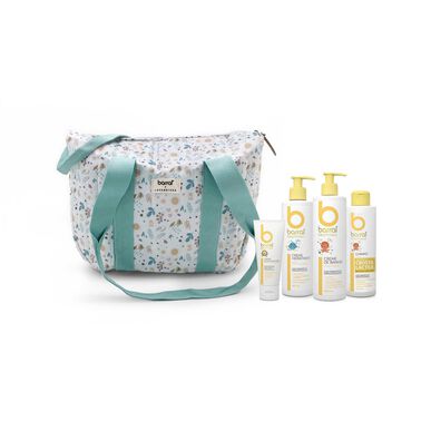 Barral BabyProtect -matkapakkaus, äitiyslaukku 100ml 100ml 100ml 75g 100ml 100ml 100ml 75g