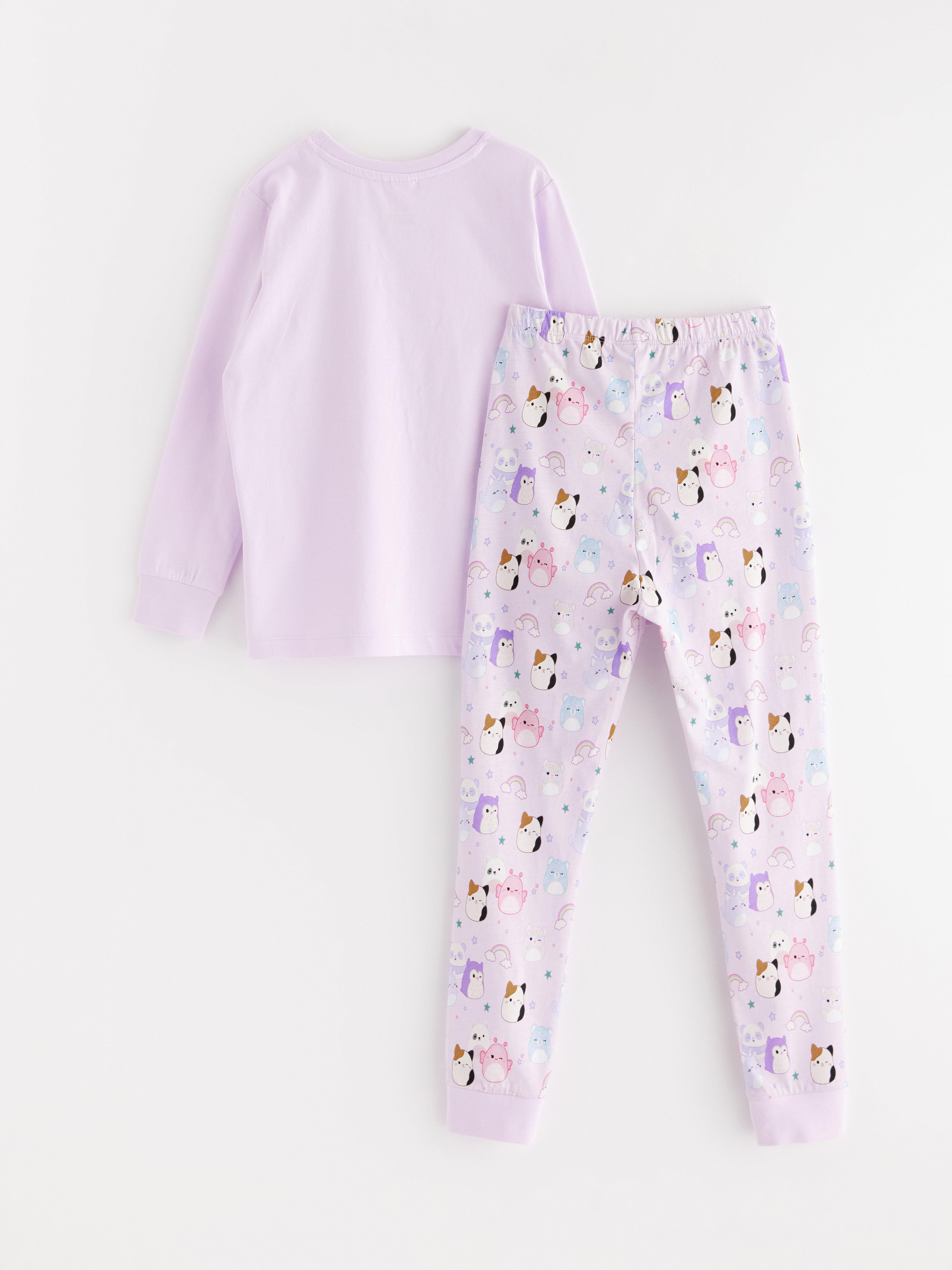Squishmallows pyjamassett lys lilla