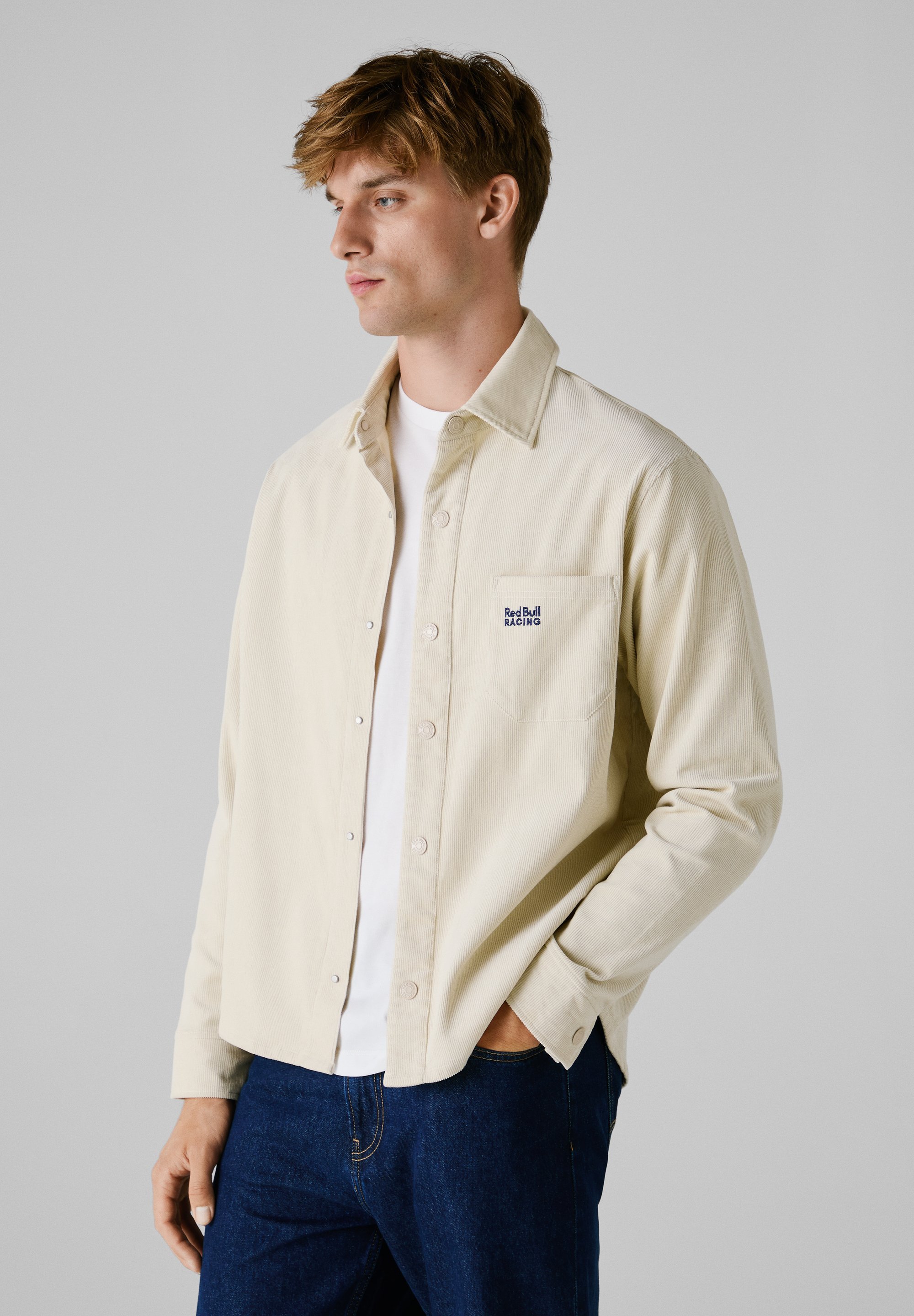 Red Bull Racing x Pepe Jeans shirt - donker ecru