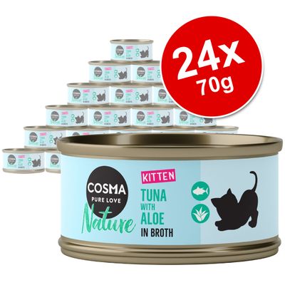 Cosma Nature Kitten Sparpackung 24 x 70 g