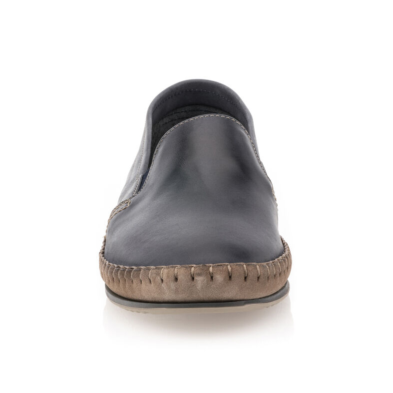 Mocasines/zapatos náuticos azules para hombre