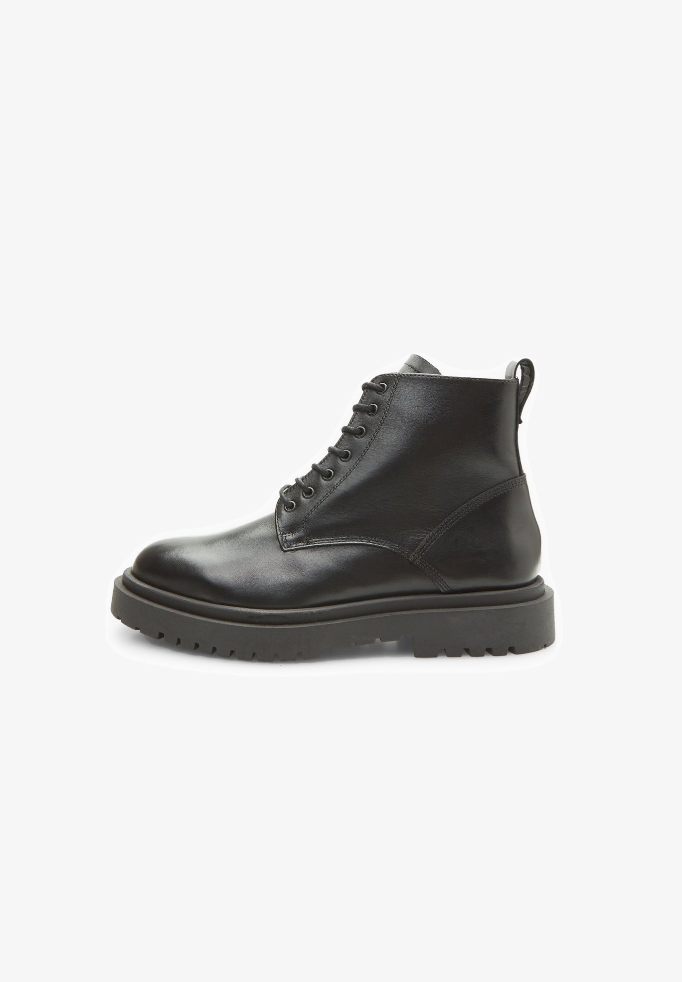 Stivaletti stringati Bata - nero