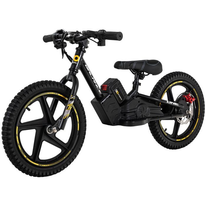 Electric balance bike for children, 16 inches, 250 watts, disc brakes, 3 speeds
