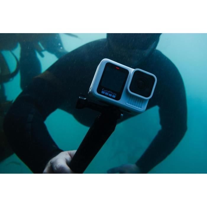 Caméra sport - GoPro - HERO13 Black - Blanc polaire - Étanche - Garantie 2 ans
