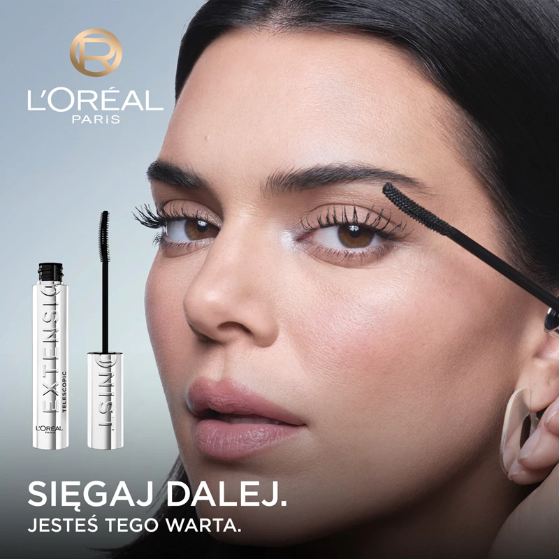 L'Oréal Paris Telescopic Extensionist mascara die de wimpers verlengt, volume geeft en krult.