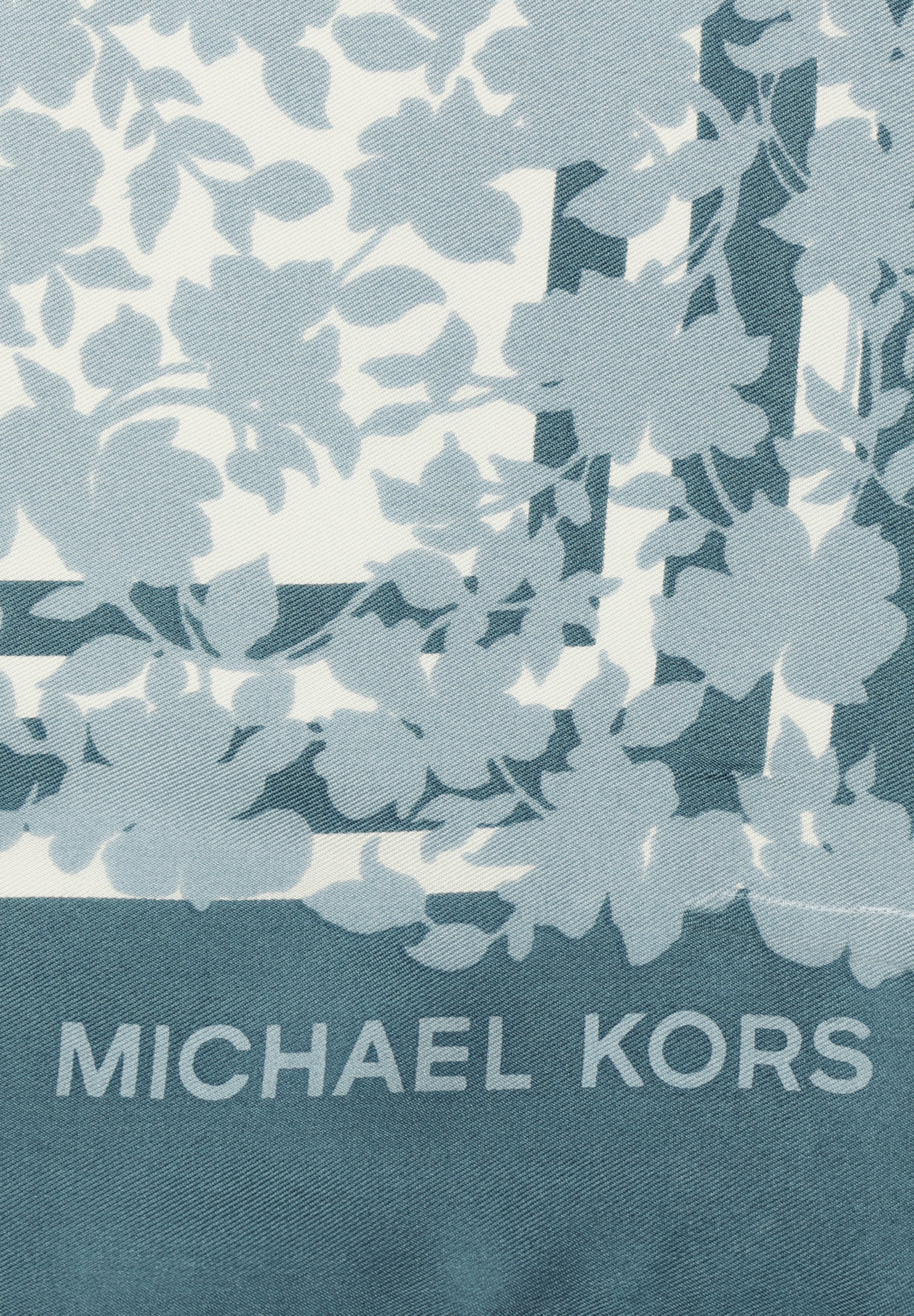 MICHAEL Michael Kors OVERGROWN FLORAL SQUARE - Foulard - open blauw