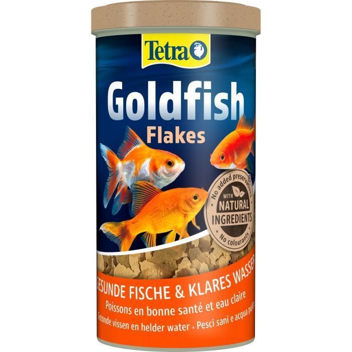 Tetra Goldfish Flocons - TETRA - Aliment complet en flocons pour poissons rouges - 1 L