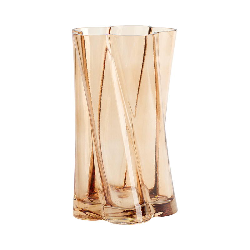 Glazen vaas voor thuis, h 25x14,5 cm Spirit