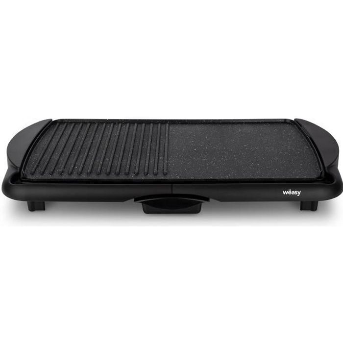 Chapa WEASY - STO52 - Superfície de cozimento 52x27cm - Temperatura ajustável - Revestimento antiaderente - 2000W