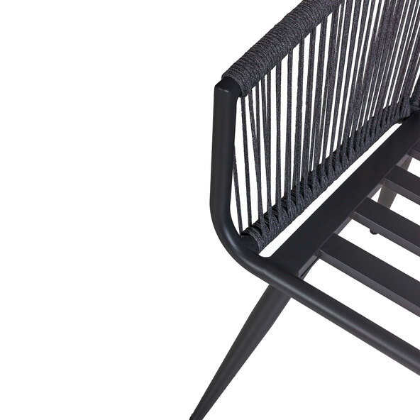 Balkonmöbel-Set Rope, 3-tlg.
