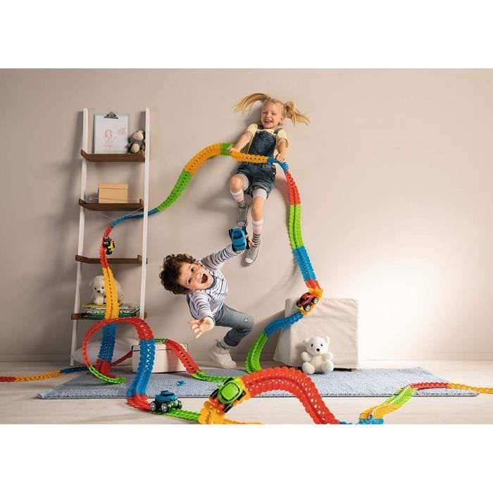 Set de descubrimiento FleXtreme - Pista de coches - 4,40 metros de largo - SMOBY