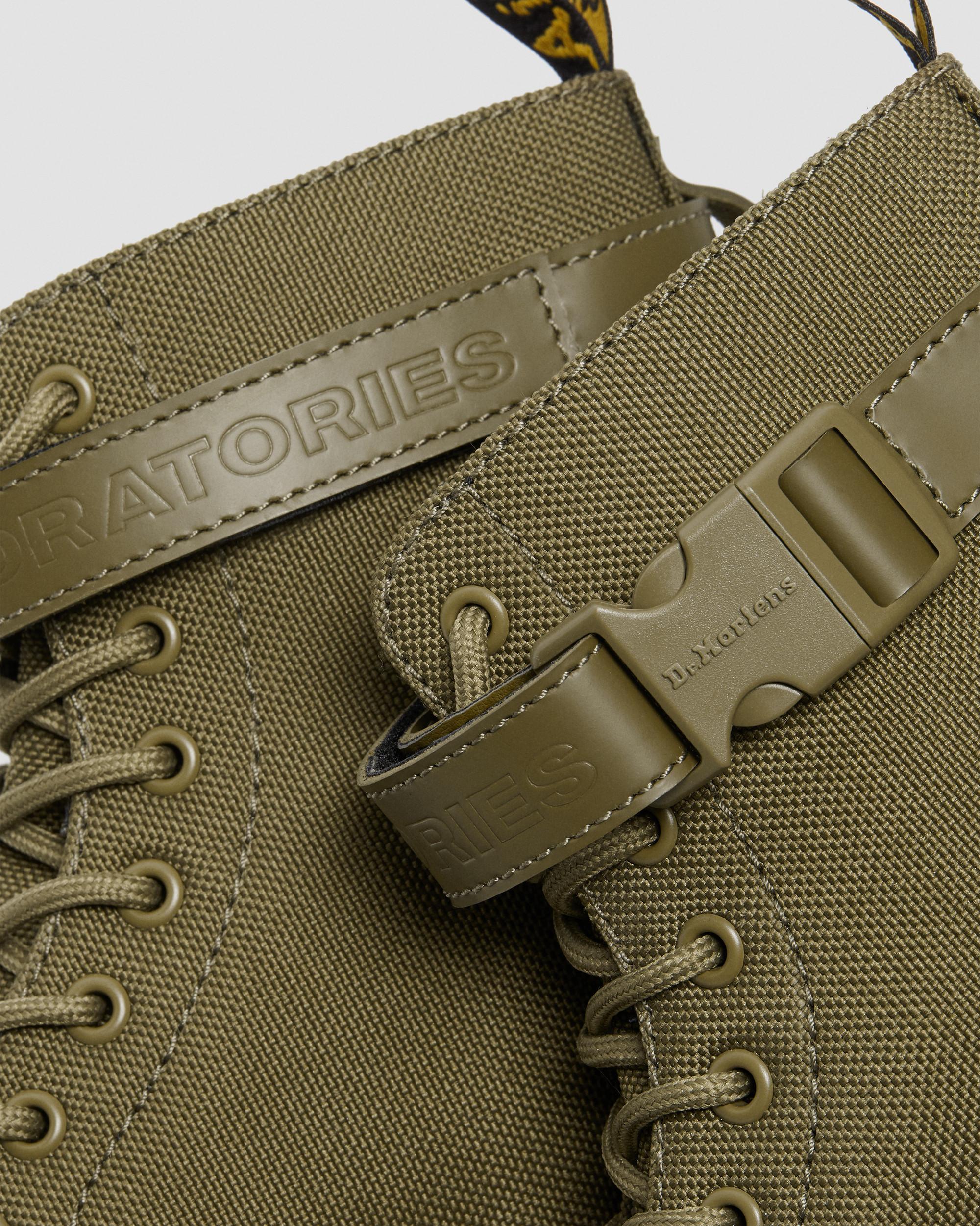 1460 Futura Olive Strap Lace Up Boots