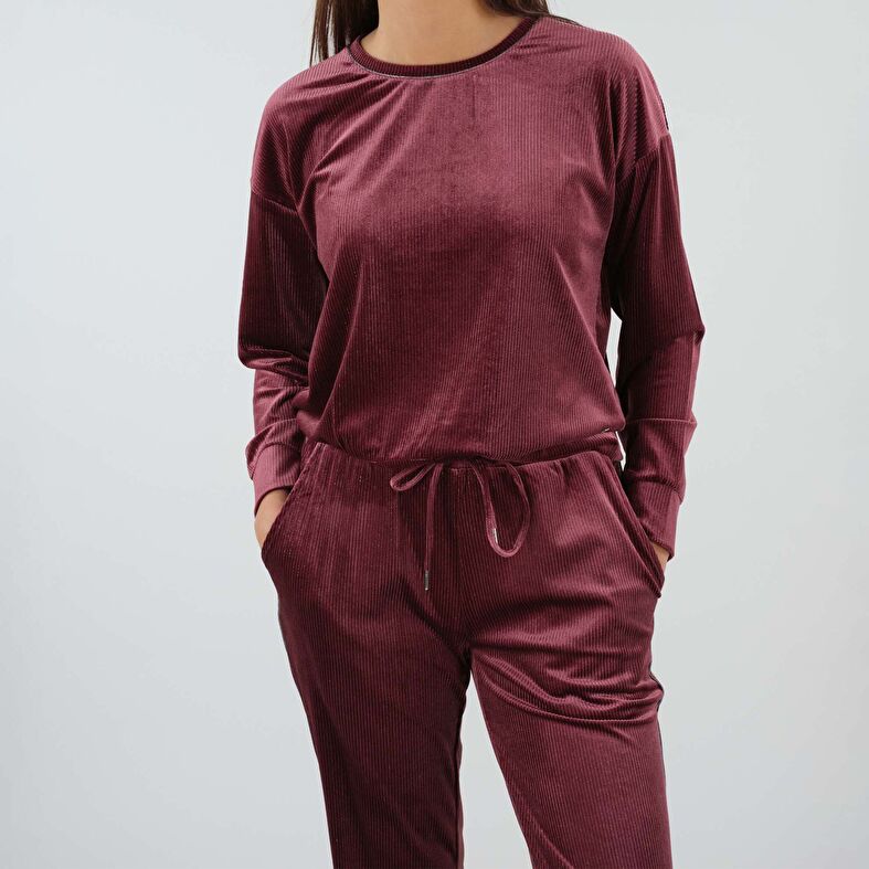  Genser Femme Bordeaux