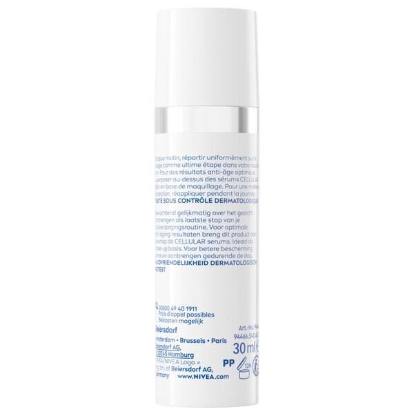 NIVEA Cellular Expert Filler Anti-Uv dieninis fluidas, 30 ml