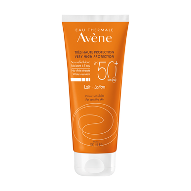 „Avène Sun Care Lotion Sensitive Skin SPF50“ kūno pienelis jautriai odai nuo saulės, 100 ml