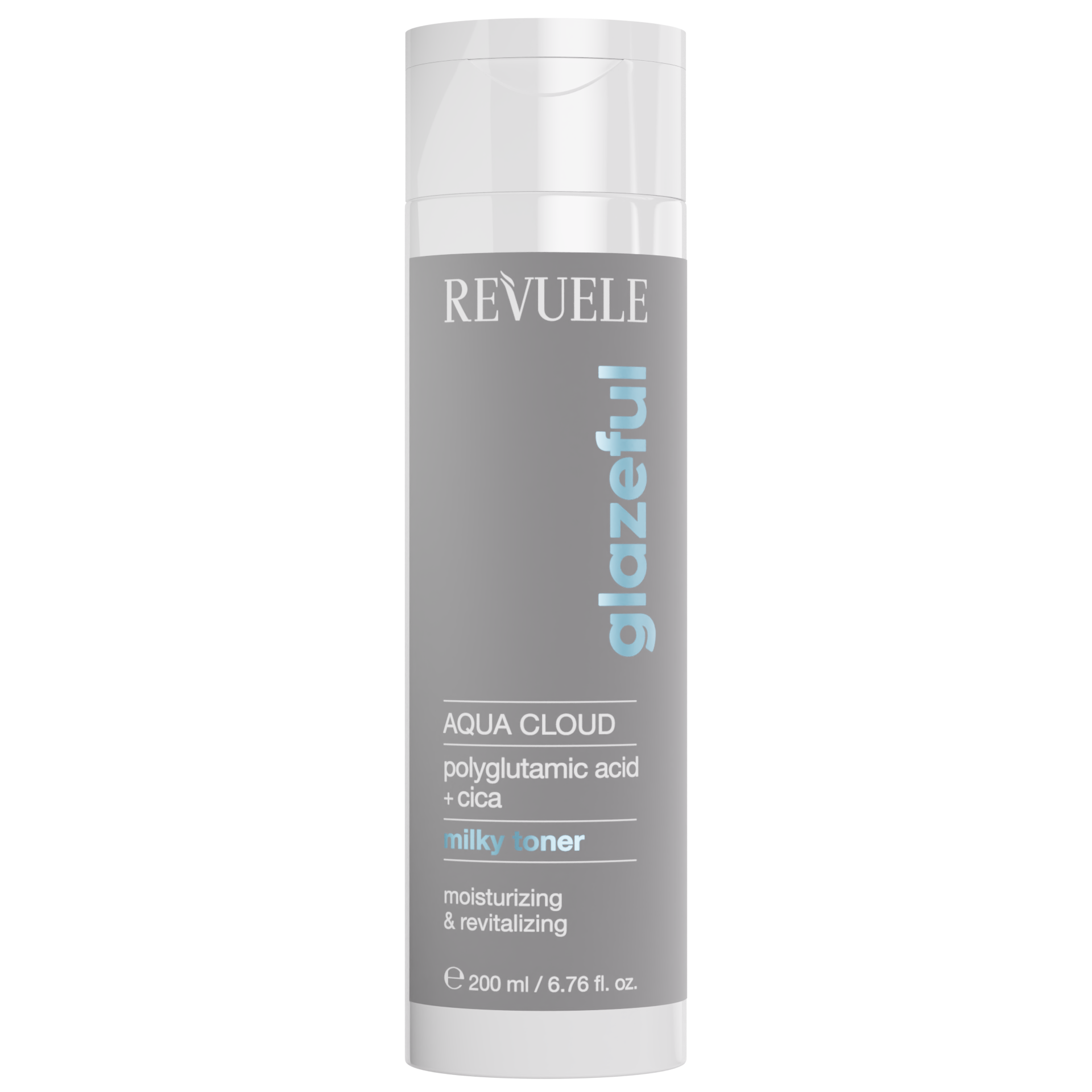 Glazeful Aqua Cloud piena toneris ar poliglutamīnskābes CICA sejas toneriem