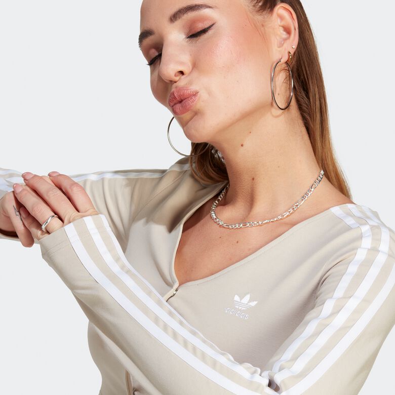 Maglia a maniche lunghe corta adicolor 3-Stripes