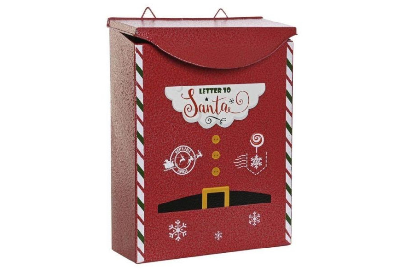 Skrzynka na listy świąteczna wisząca Santa