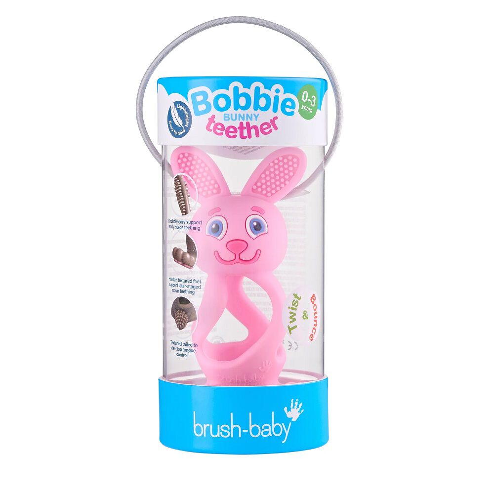 Grizalo za dojenčke Brush-Baby Bobbie Bunny