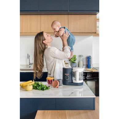 Procesador de alimentos Béaba Babycook Robot Cuiseu Night Blue para comida de bebé, azul oscuro, 1 unidad.