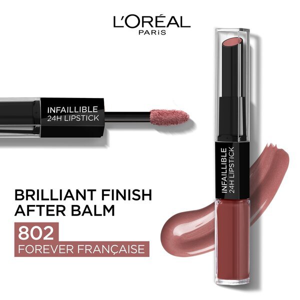 Rúž L'Oréal Paris Infallible 24H 801 Always Toffee