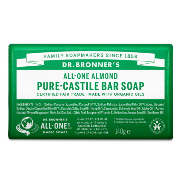 Dr. Bronner Bio Mandulás Szappan - 140g