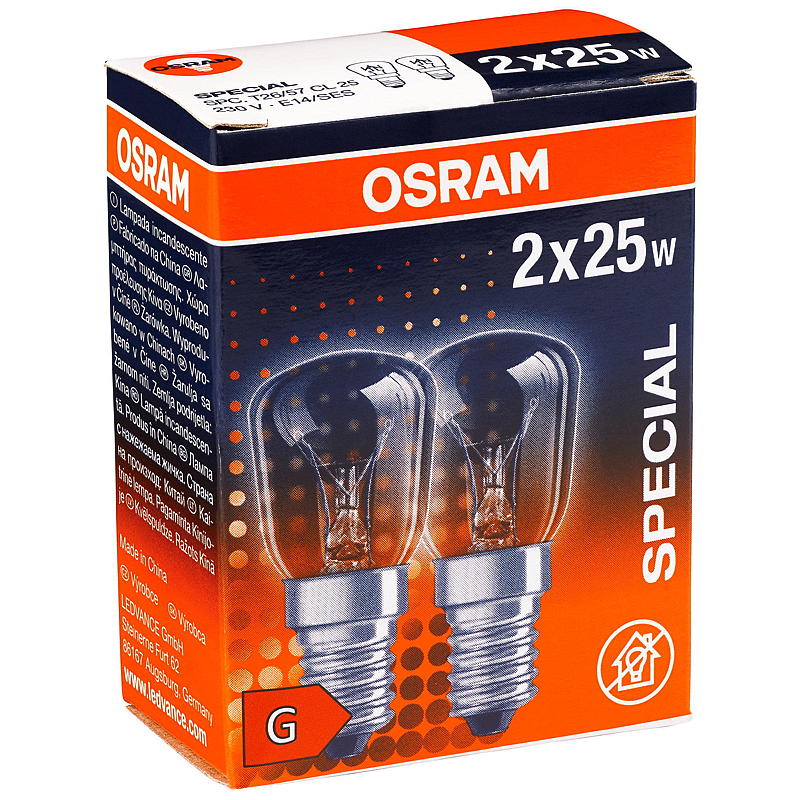Osram Glødepære mini 2-pakning, 25 W E14 Osram