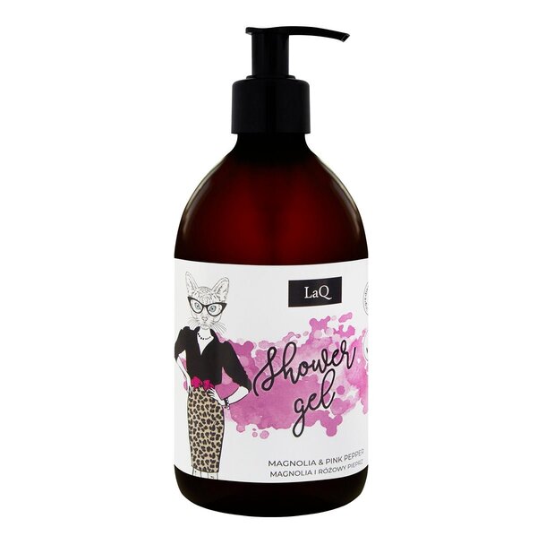 Sprchový gel LaQ - Magnolie a růžový pepř 500ml