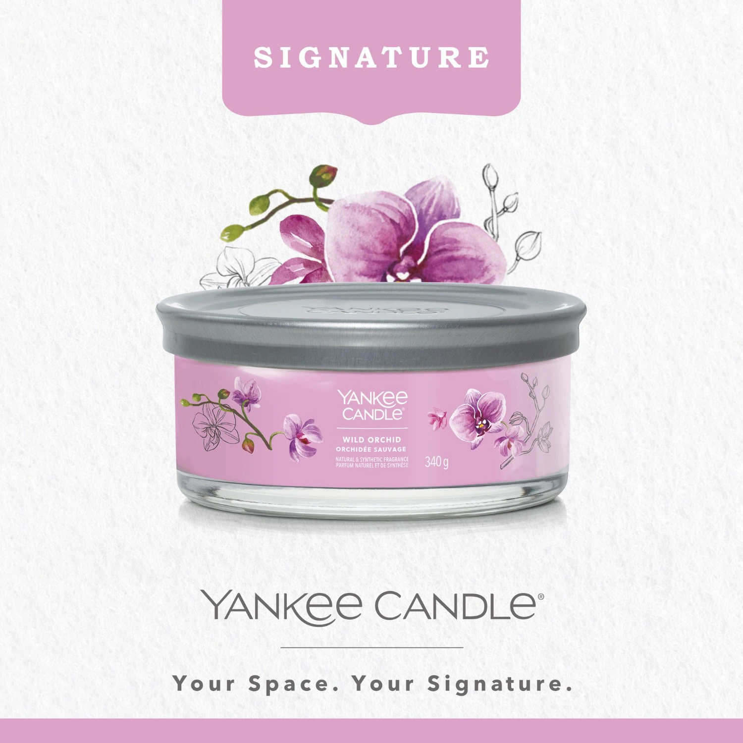 YANKEE CANDLE 5 Mèches Orchidée Sauvage
