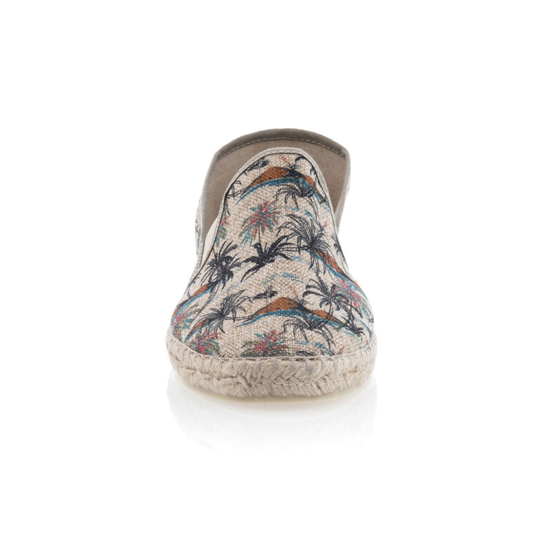 Beige espadriller med tausåler for menn