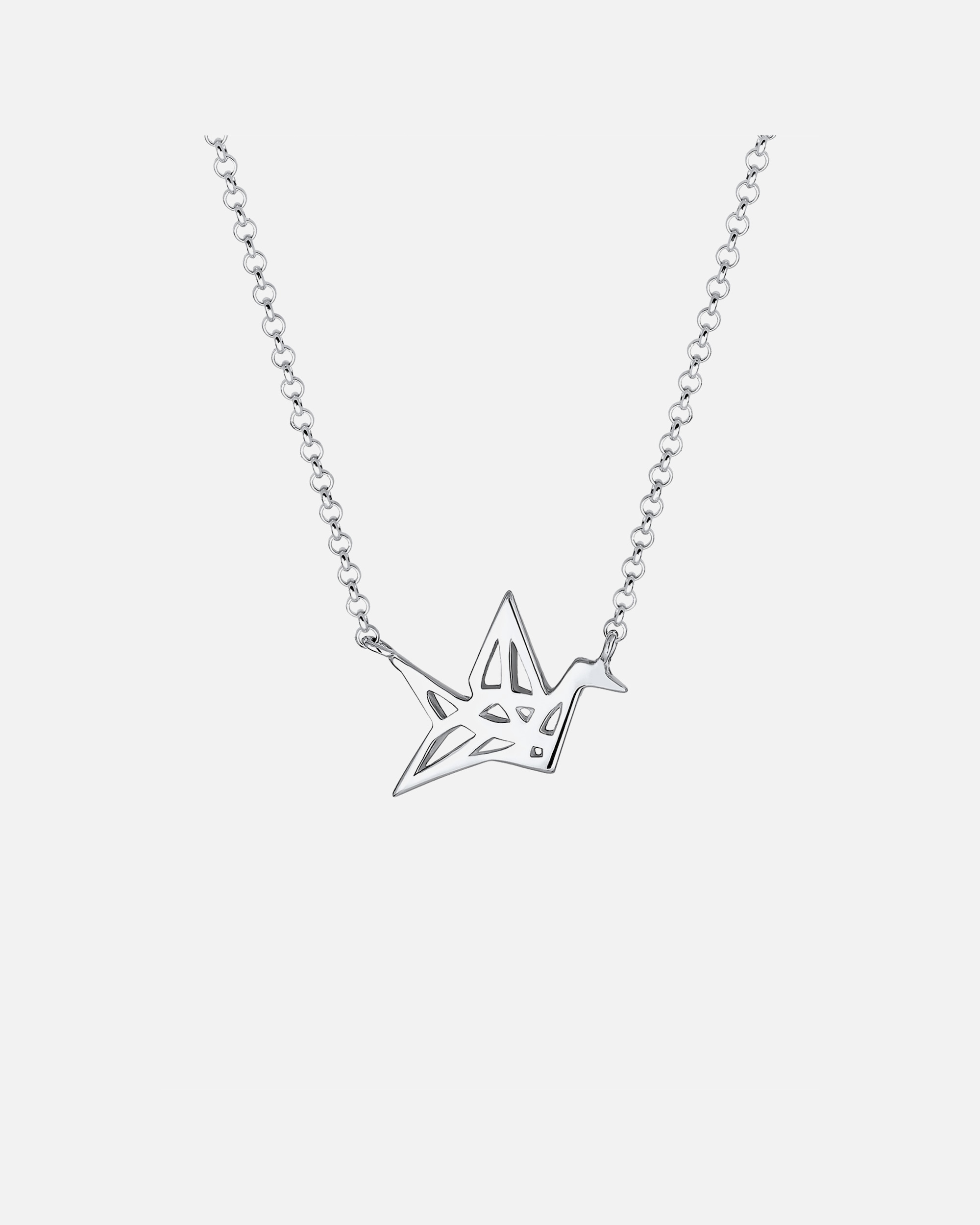 Elli Femme L'Oiseau Origami en Argent Sterling 925