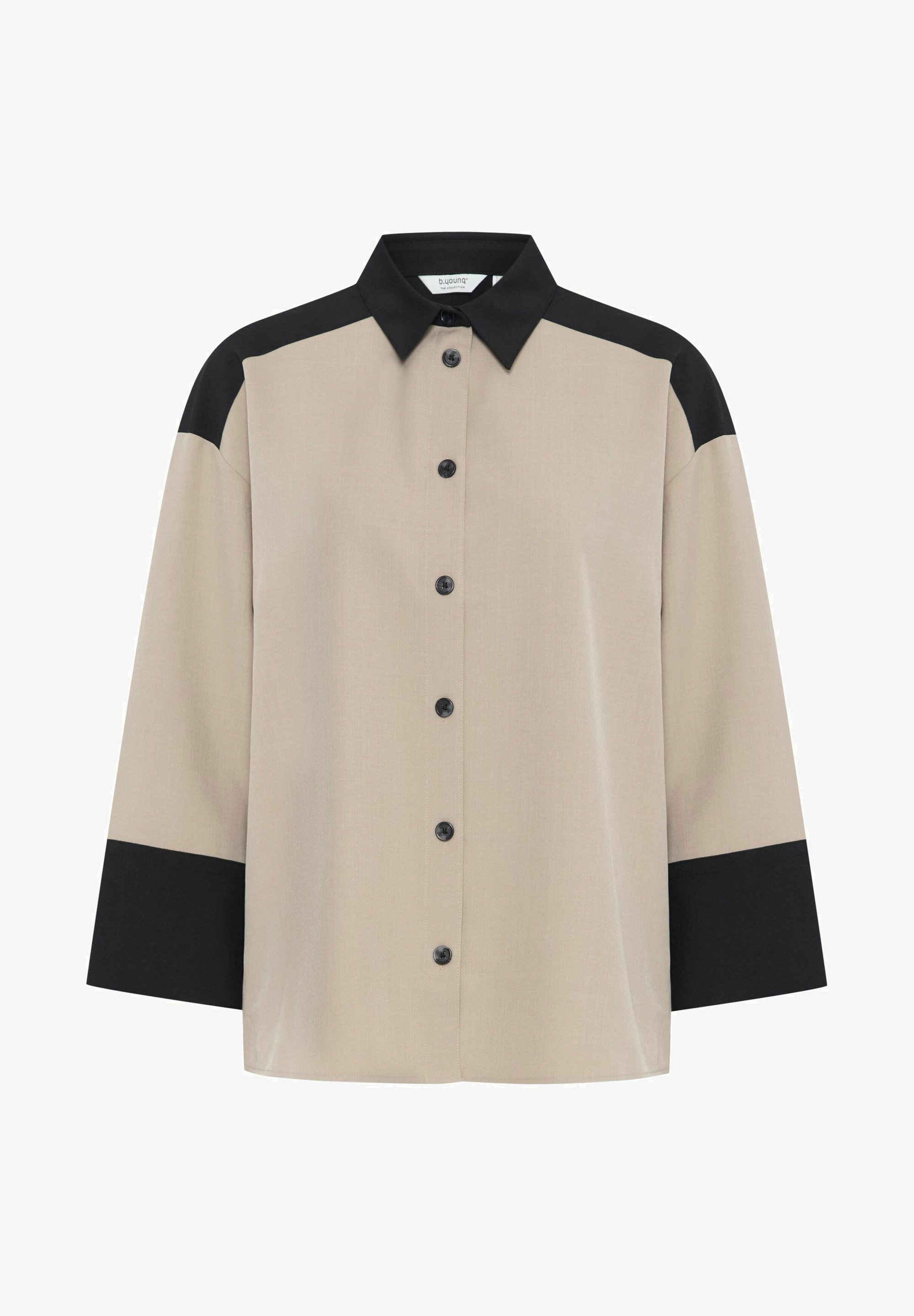 b.young BYIDDE - Blouse met knoopsluiting - hummusmix