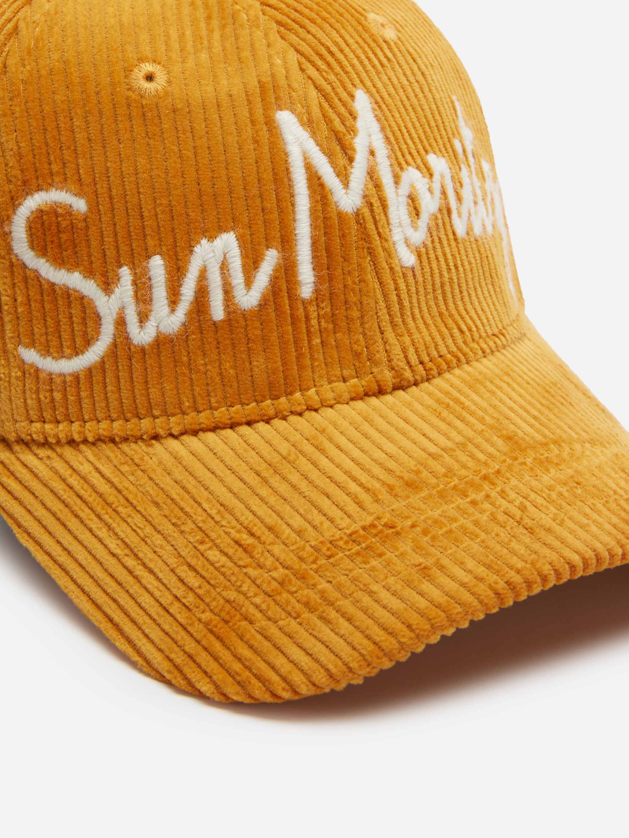 Sun Mori broderad kamelfärgad manchesterkeps