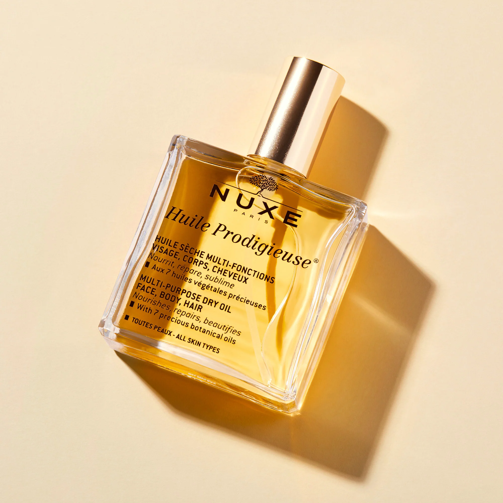 Huile Prodigieuse Olio Secco - Olio viso nutriente, Olio Corpo, Olio Capelli, Olio elasticizzante antismagliature