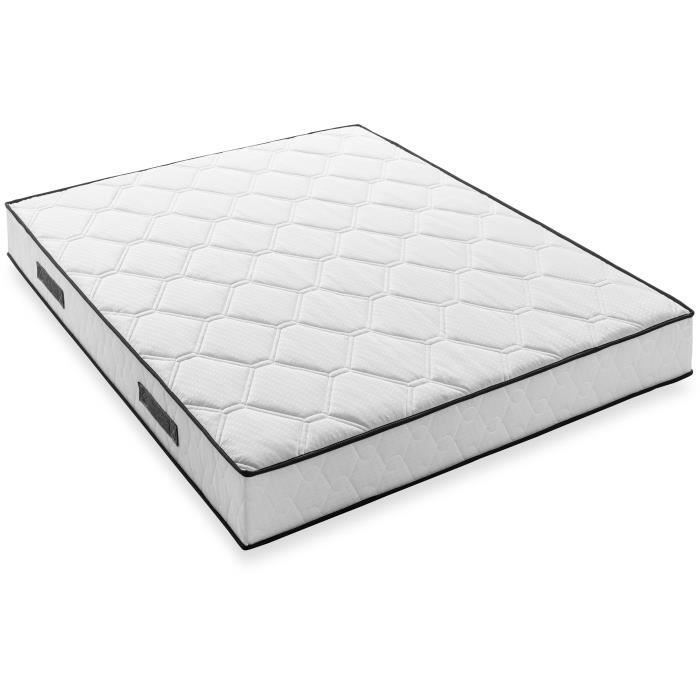 Mattress 140 x 200 cm - Height 19 cm - 580 pocket springs - 7 zones - Balanced - Reversible - Made in Belgium - DEKO DREAM