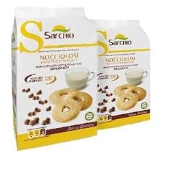 SARCHIO Sarchio Nocciolosi Lešnikovi piškoti brez glutena 200g