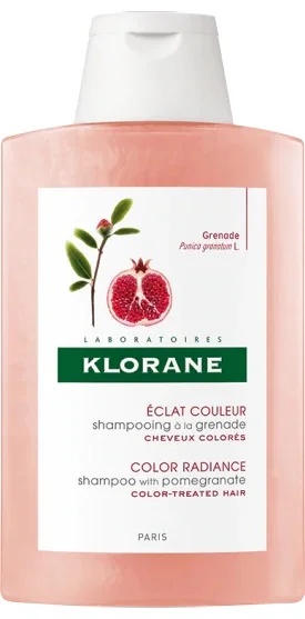 KLORANE Granaatappel Shampoo 400 ml voor gekleurd haar