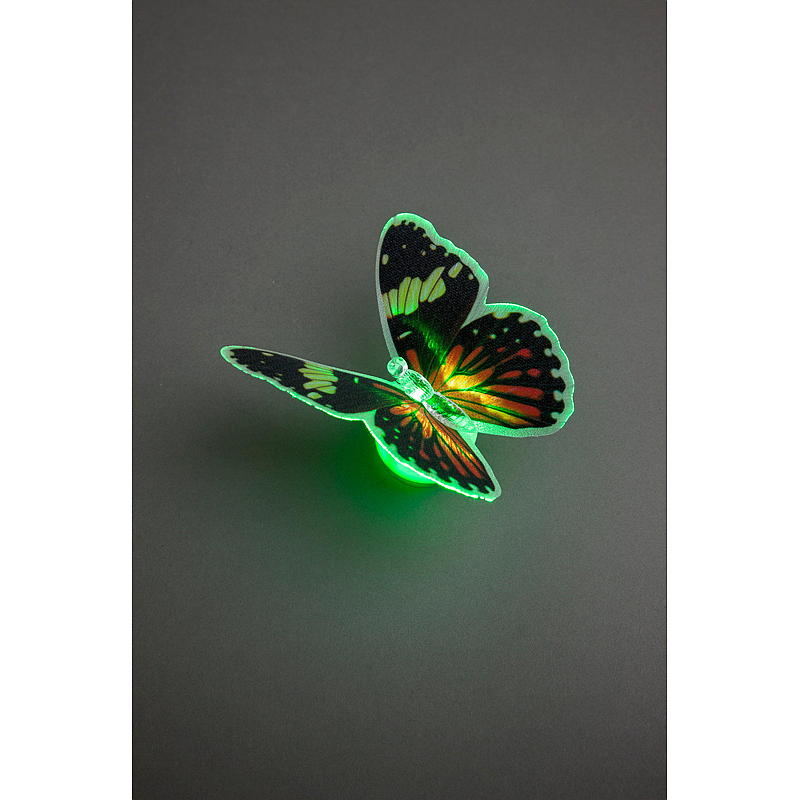 Light IT Butterfly med sugkopp, LED-ljus