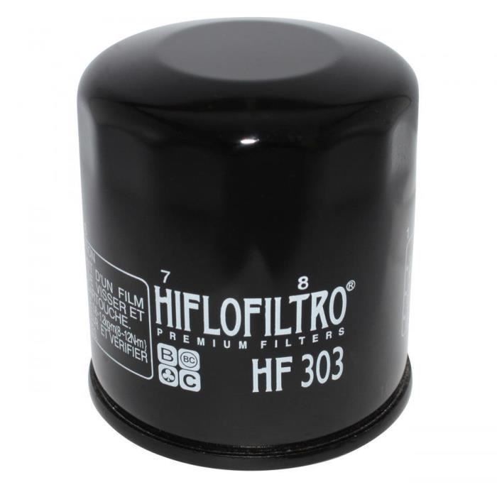 Filtro de aceite Hiflofiltro para motocicletas Kawasaki ZR 1000 Edition (2017-2020) - Nuevo
