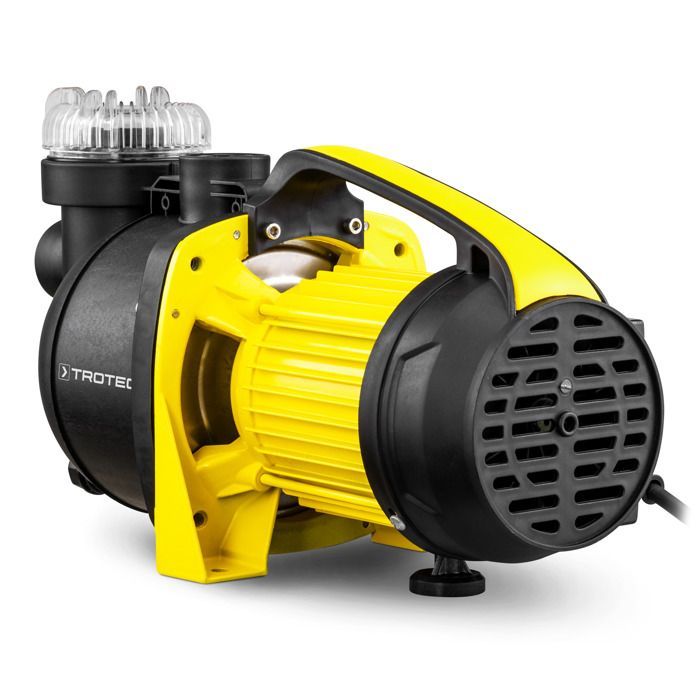 Bomba de jardim TROTEC TGP 1005 E com filtro integrado - 1000 watts - vazão máxima de 3.300 l/h - altura de elevação de 42 m